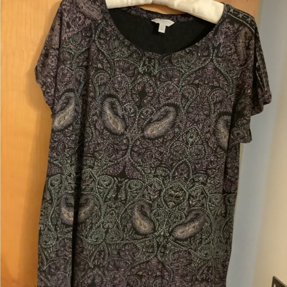 Women's Paisley Print Top